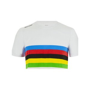 SANTINI Cyklistické triko s krátkým rukávem - UCI OFFICIAL WORLD CHAMPION KID - vícebarevná