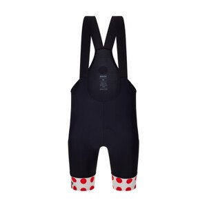 SANTINI Cyklistické kalhoty krátké s laclem - TOUR DE FRANCE - BIB SHORTS - černá