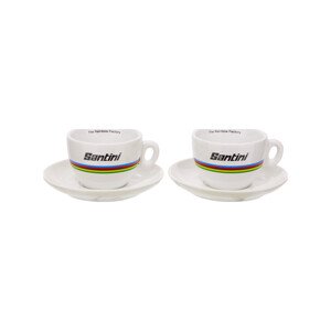SANTINI šálky - UCI WORLD CHAMPION CAPPUCCINO CUP - vícebarevná