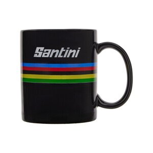 SANTINI šálky - UCI WORLD CHAMPION MUG - černá