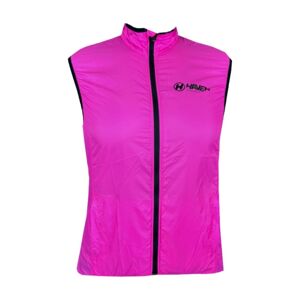 HAVEN Cyklistická vesta - FEATHERLITE BREATH - růžová/černá 3XL