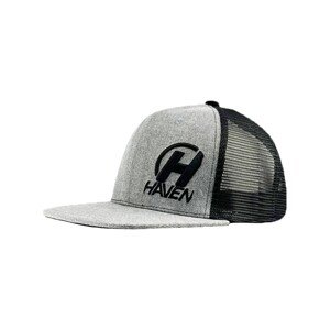 HAVEN Cyklistická čepice - TRUCKER - šedá/černá L-XL