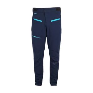 HAVEN Cyklistické kalhoty dlouhé bez laclu - FACTORY AIR - modrá 3XL