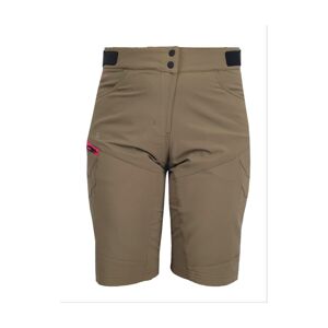 HAVEN Cyklistické kalhoty krátké bez laclu - FACTORY AIR WMS - hnědá 2XL