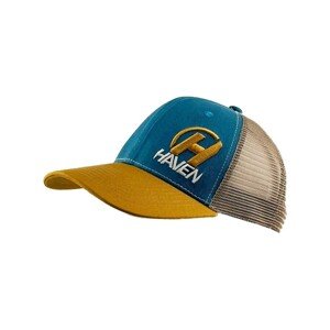 HAVEN Cyklistická čepice - TRUCKER - modrá/hnědá L-XL