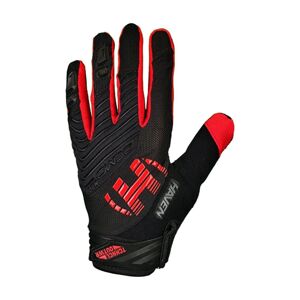 HAVEN Cyklistické rukavice dlouhoprsté - DEMO NEO LONG - černá/červená 2XL