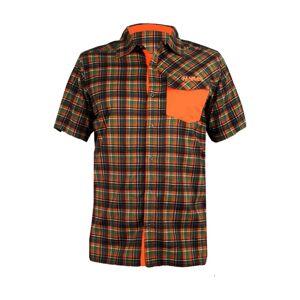 HAVEN košile - AGNESS SLIMFIT - oranžová/zelená 2XL