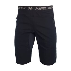 HAVEN Cyklistické kalhoty krátké bez laclu - NALISHA SLIMFIT - černá 3XL