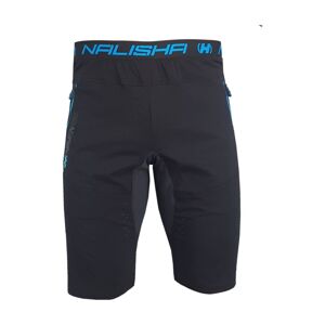 HAVEN Cyklistické kalhoty krátké bez laclu - NALISHA SLIMFIT - černá/modrá 2XL