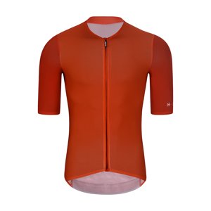 HOLOKOLO Cyklistický dres s krátkým rukávem - PERFORMANCE - oranžová XL