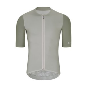 HOLOKOLO Cyklistický dres s krátkým rukávem - PERFORMANCE - béžová S
