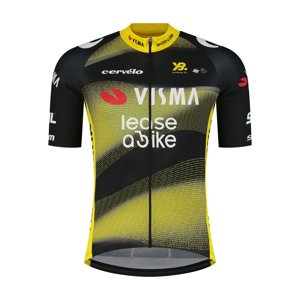 RAPIDGEAR Cyklistický dres s krátkým rukávem - VISMA TDF25 REPLICA JERSEY - žlutá/černá S