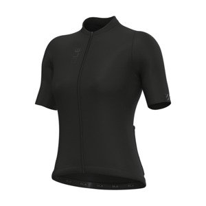 ALÉ Cyklistický dres s krátkým rukávem - COLOR BLOCK PRAGMA - černá S