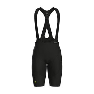 ALÉ Cyklistické kalhoty krátké s laclem - R-EV1 HAMMER 2.0 - černá 4XL