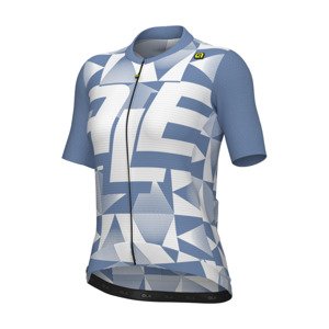 ALÉ Cyklistický dres s krátkým rukávem - MULTIVERSO PR-E - modrá/bílá 5XL