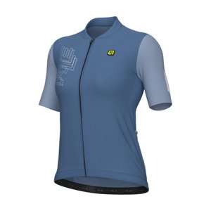 ALÉ Cyklistický dres s krátkým rukávem - FOLLOW ME PR-E - modrá XXL