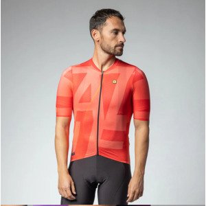 ALÉ Cyklistický dres s krátkým rukávem - PR-E SYNERGY - červená 4XL