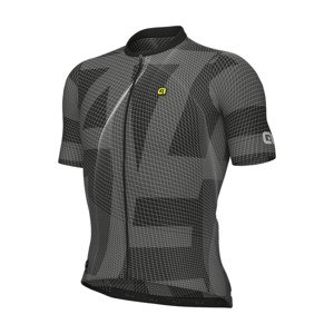 ALÉ Cyklistický dres s krátkým rukávem - PR-E SYNERGY - šedá 3XL