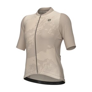 ALÉ Cyklistický dres s krátkým rukávem - KRAKATOA OFF ROAD - GRAVEL - ivory S