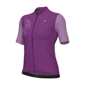 ALÉ Cyklistický dres s krátkým rukávem - FOLLOW ME PR-E - cyklámenová 3XL