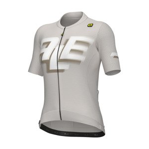 ALÉ Cyklistický dres s krátkým rukávem - SAUVAGE PR-E - ivory 2XL