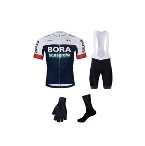 BONAVELO Cyklistický mega set - BORA 2025 - modrá/bílá/černá