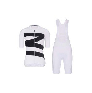RIVANELLE BY HOLOKOLO Cyklistický krátký dres a krátké kalhoty - MISSVELOAIRE - bílá/černá