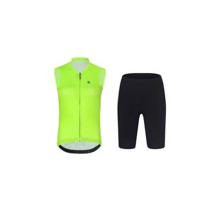 RIVANELLE BY HOLOKOLO Cyklistický krátký dres a krátké kalhoty - PURE - černá/žlutá