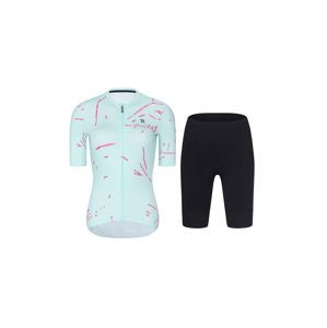 RIVANELLE BY HOLOKOLO Cyklistický krátký dres a krátké kalhoty - PASSION - růžová/modrá
