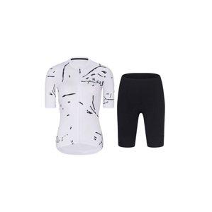 RIVANELLE BY HOLOKOLO Cyklistický krátký dres a krátké kalhoty - PASSION - černá/bílá