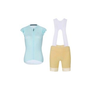 RIVANELLE BY HOLOKOLO Cyklistický krátký dres a krátké kalhoty - FLAIR - světle modrá/béžová