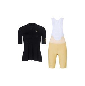 RIVANELLE BY HOLOKOLO Cyklistický krátký dres a krátké kalhoty - GRACE - béžová/černá