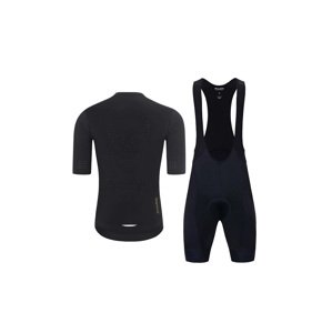HOLOKOLO Cyklistický krátký dres a krátké kalhoty - EYELET - černá