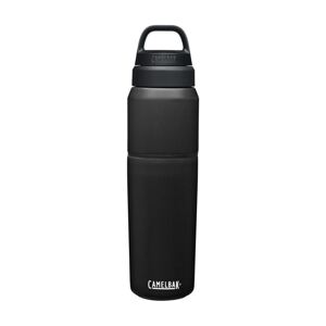 CAMELBAK Cyklistická láhev na vodu - MULTIBEV VACUUM STEINLESS 0,65L/0,5L - černá