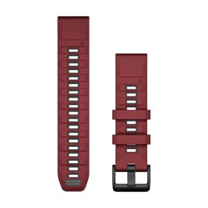 GARMIN řemínek - QUICKFIT 22 - červená/černá