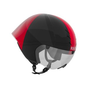 KASK Cyklistická přilba - MISTRAL WG11 - černá/červená (52-58 cm)
