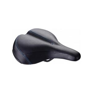BBB sedlo - COMFORTPLUS RELAXED LEATHER 205MM - černá