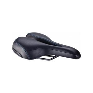 BBB sedlo - SPORTPLUS ACTIVE LEATHER 185MM - černá