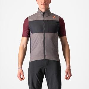 Castelli Unlimited Puffy Vest XL šedá/černá