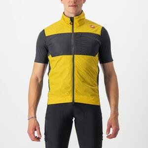 Castelli Unlimited Puffy Vest XL žlutá/šedá