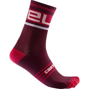Castelli Prologo 15 Sock L/XL červená/bílá