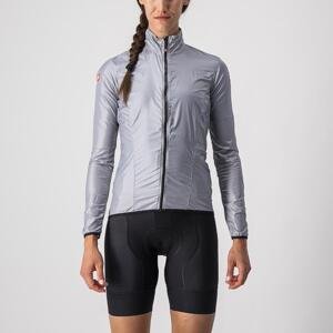 Castelli Aria Shell W Jacket S stříbrná
