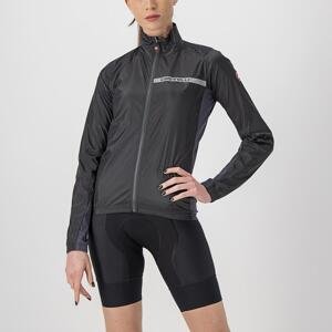 Castelli Squadra Stretch W Jacket L černá/šedá