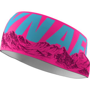 Dynafit Graphic Performance Headband UNI růžová/tyrkysová