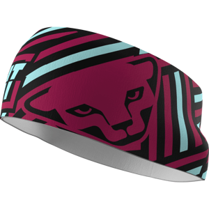 Dynafit Graphic Performance Headband UNI červená/tyrkysová