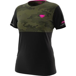 Dynafit Trail Graphic Tee W S tyrkysová/černá
