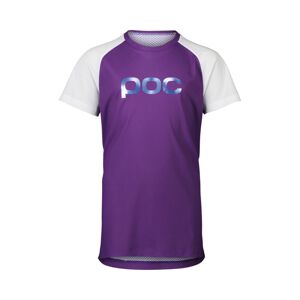 POC Y's Essential MTB Tee 140 fialová/bílá