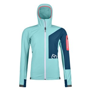 Ortovox Berrino Hooded Jacket W M tyrkysová