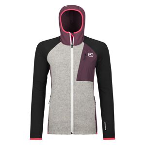 Ortovox Fleece Gp Classic Knit Hoody W L vínová