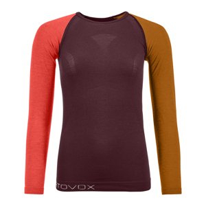 Ortovox 120 Comp Light Long Sleeve W M vínová
